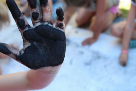 Samen boom tekenen met 15 kids